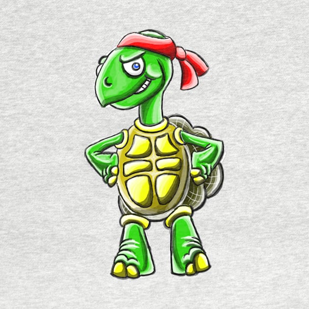 Ninja Tortoise by dinoneill